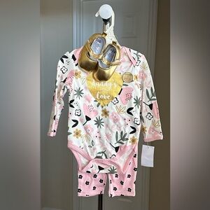 Chick Pea 3-PC Outfit Set 6-9 Months NWT